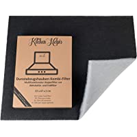 Kitchen Helpis® Filtros de Campana Extractoras combinados – Filtros Dobles de Carbón activo y Grasa 57x47 cm- Filtro se…